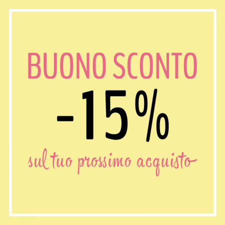 sconto -15% fidelity card quick moda